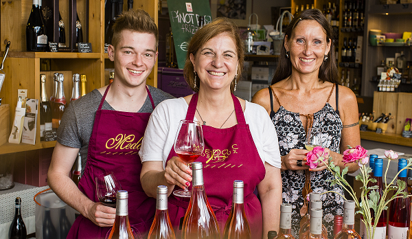Das Team von MIne Maisch - Wein-Musketier Ettlingen
